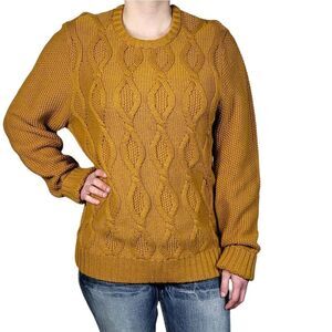 GOODFELLOW Cable Knitted sweater Size Medium